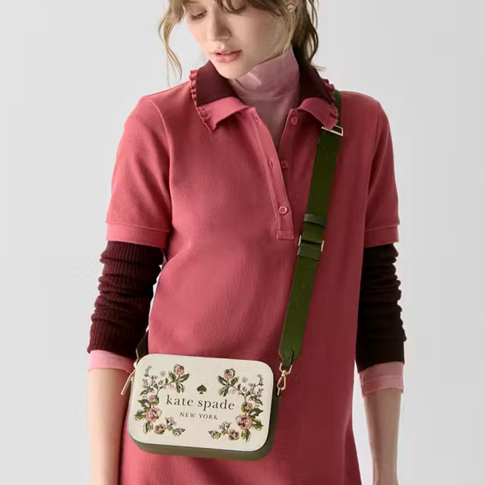 Kate Spade ♠️ Oh Snap Floral Camera Bag - Picture 5 of 5